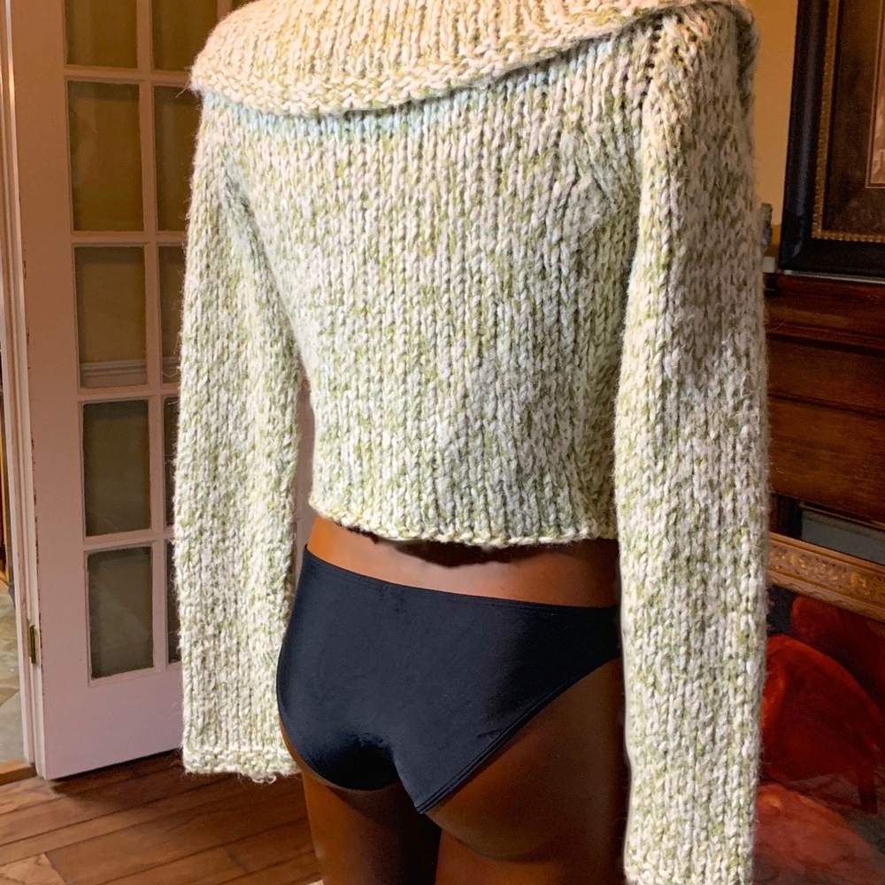 FREE PEOPLE SWEATER - LACE LINING ๐ FANCY - Picture 4 of 8